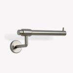 brushed nickel toilet roll holder