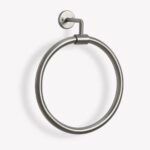 brushed nickel towel ring