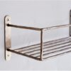 antique brass bathroom shelf