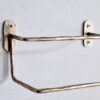 antique brass toilet roll holder