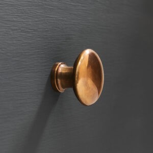 shaker eclipse cabinet knob antique brass