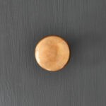 shaker eclipse cabinet knob antique brass