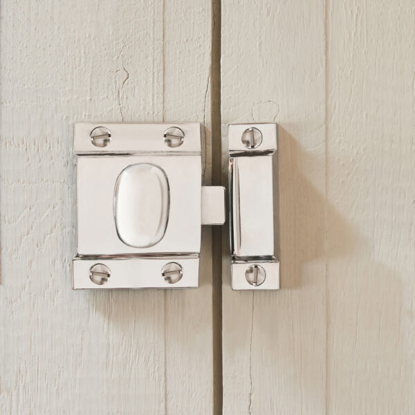 cabinet latch polished nickel