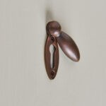 peardrop escutcheon autumn bronze