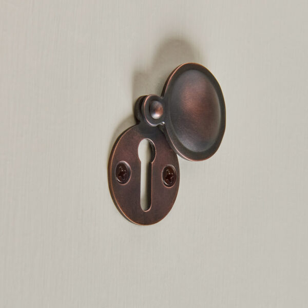 covered escutcheon autumn bronze