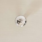 hammered cottage cabinet knob (small) polished nickel