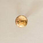 hammered cottage cabinet knob (small) aged brass