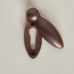 peardrop escutcheon autumn bronze