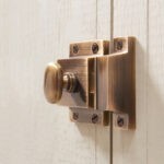 cabinet latch antique brass