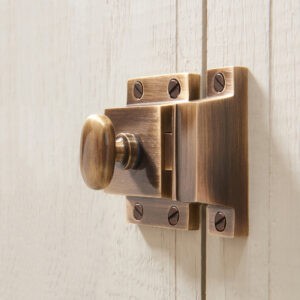 cabinet latch antique brass