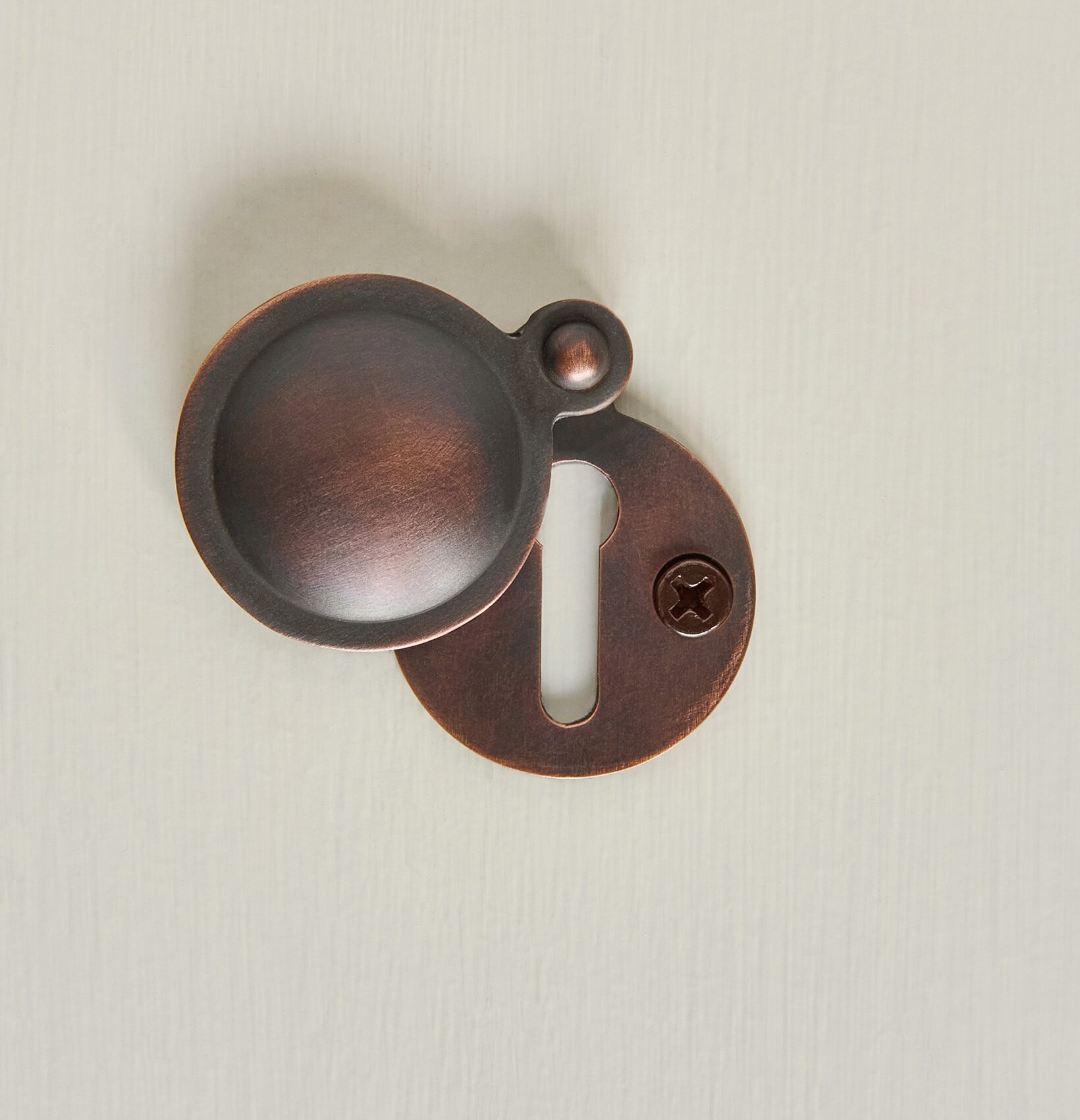 covered escutcheon autumn bronze