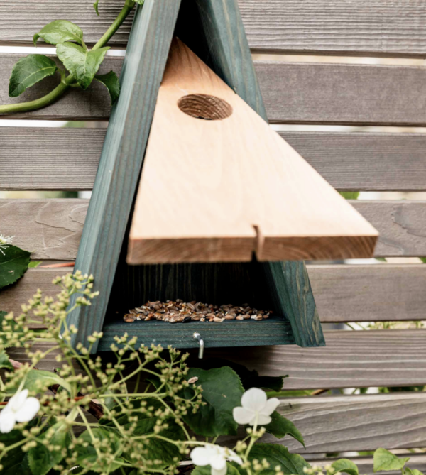 pitched roof bird house