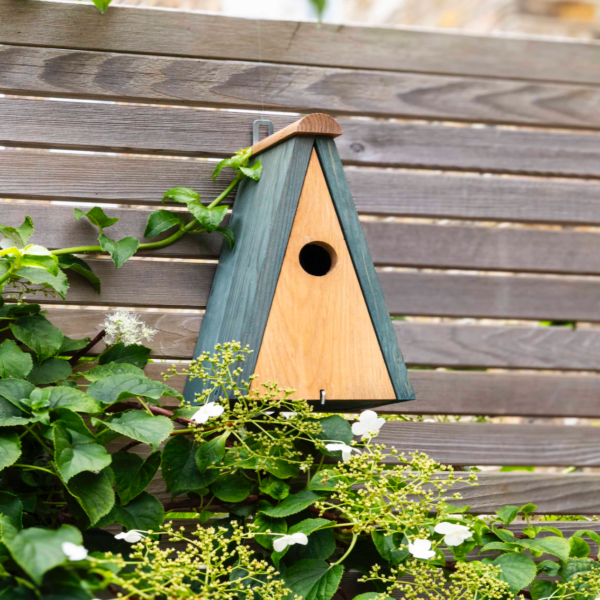 pitched roof bird house