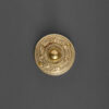 round rococco bell push brass
