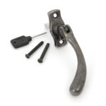 antique pewter peardrop espag lh