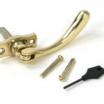 polished brass peardrop espag rh