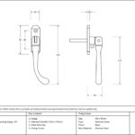 black locking peardrop espag rh