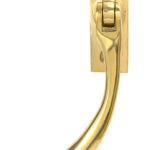 polished brass slim peardrop espag lh