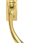 polished brass slim peardrop espag rh