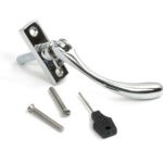 polished chrome slim peardrop espag rh