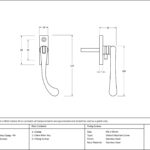 polished chrome slim peardrop espag rh