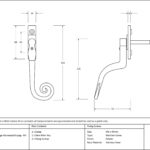 pewter large 16mm monkeytail espag rh