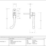beeswax locking peardrop espag lh