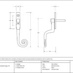 black 16mm monkeytail espag rh