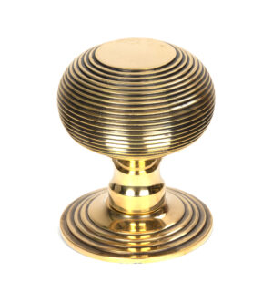 beehive centre door pull aged brass