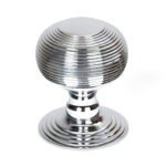 polished chrome beehive centre door knob