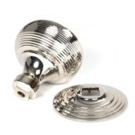 polished nickel beehive centre door knob