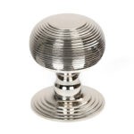polished nickel beehive centre door knob