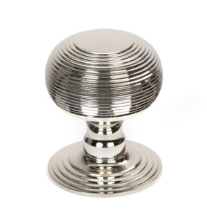 polished nickel beehive centre door knob