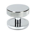 polished chrome brompton centre door knob (plain)