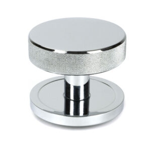 polished chrome brompton centre door knob (plain)