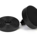 black brompton centre door knob (beehive)