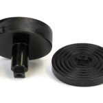 black brompton centre door knob (beehive)