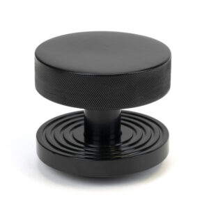 black brompton centre door knob (beehive)