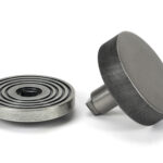 pewter brompton centre door knob (beehive)