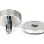 polished marine ss (316) brompton centre door knob (plain)