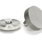 polished marine ss (316) brompton centre door knob (beehive)