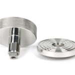 polished marine ss (316) brompton centre door knob (beehive)