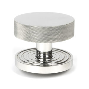 polished marine ss (316) brompton centre door knob (beehive)
