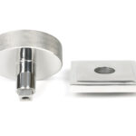 polished marine ss (316) brompton centre door knob (square)