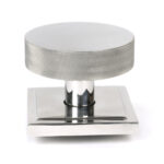 polished marine ss (316) brompton centre door knob (square)