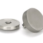 satin marine ss (316) brompton centre door knob (plain)