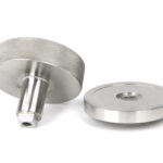 satin marine ss (316) brompton centre door knob (plain)