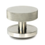 satin marine ss (316) brompton centre door knob (plain)
