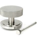 satin marine ss (316) brompton centre door knob (art deco)