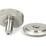 satin marine ss (316) brompton centre door knob (art deco)